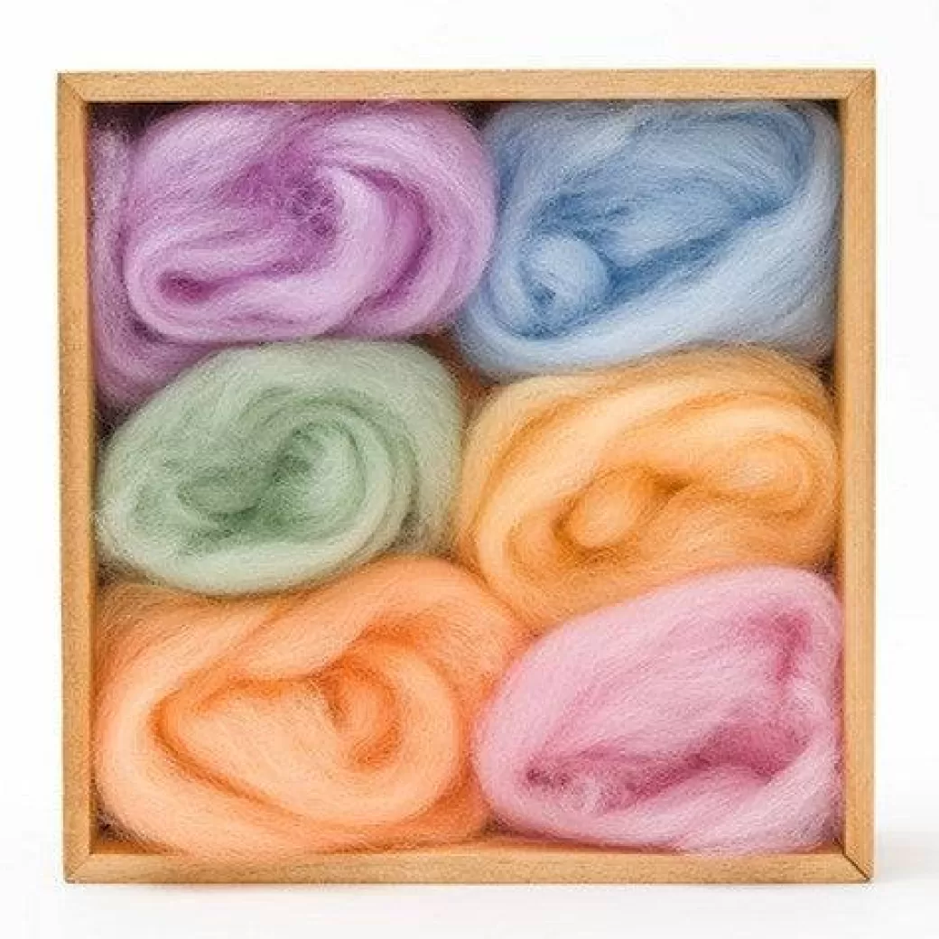 Woolpets Waldorf Birthday>Wool Roving For Needle Felting