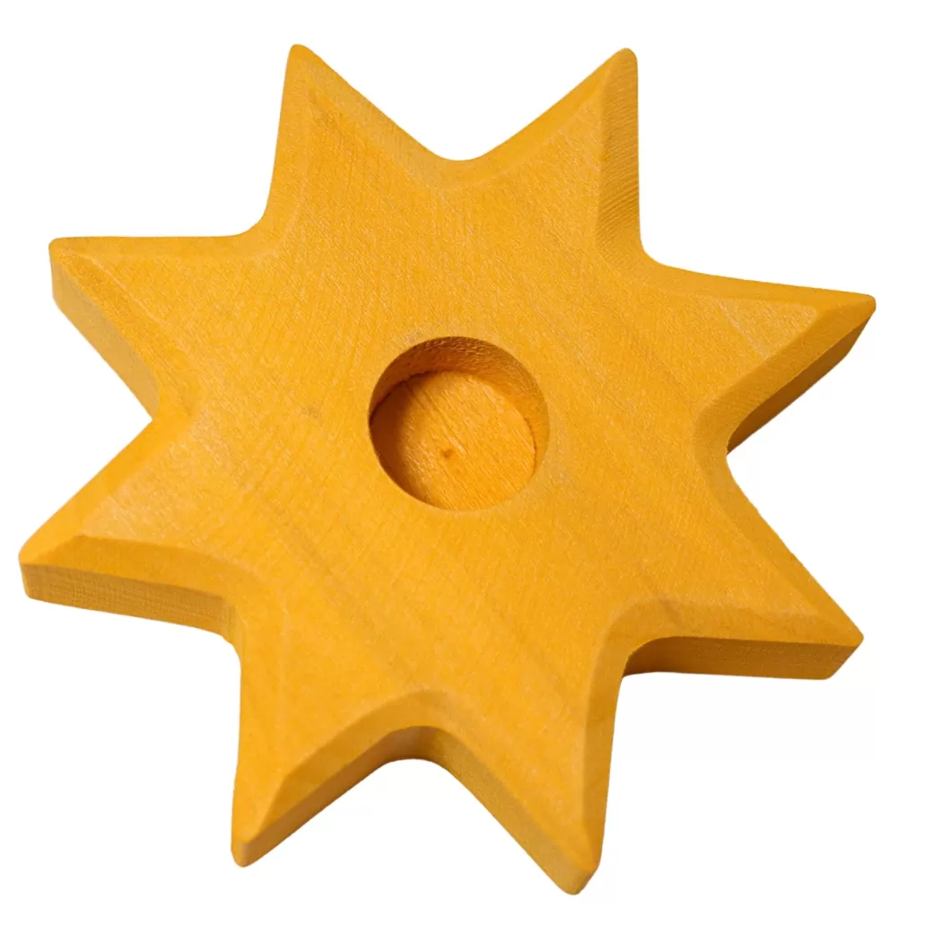 Grimm's Spiel & Holz Waldorf Home>Yellow Star Candle Holder